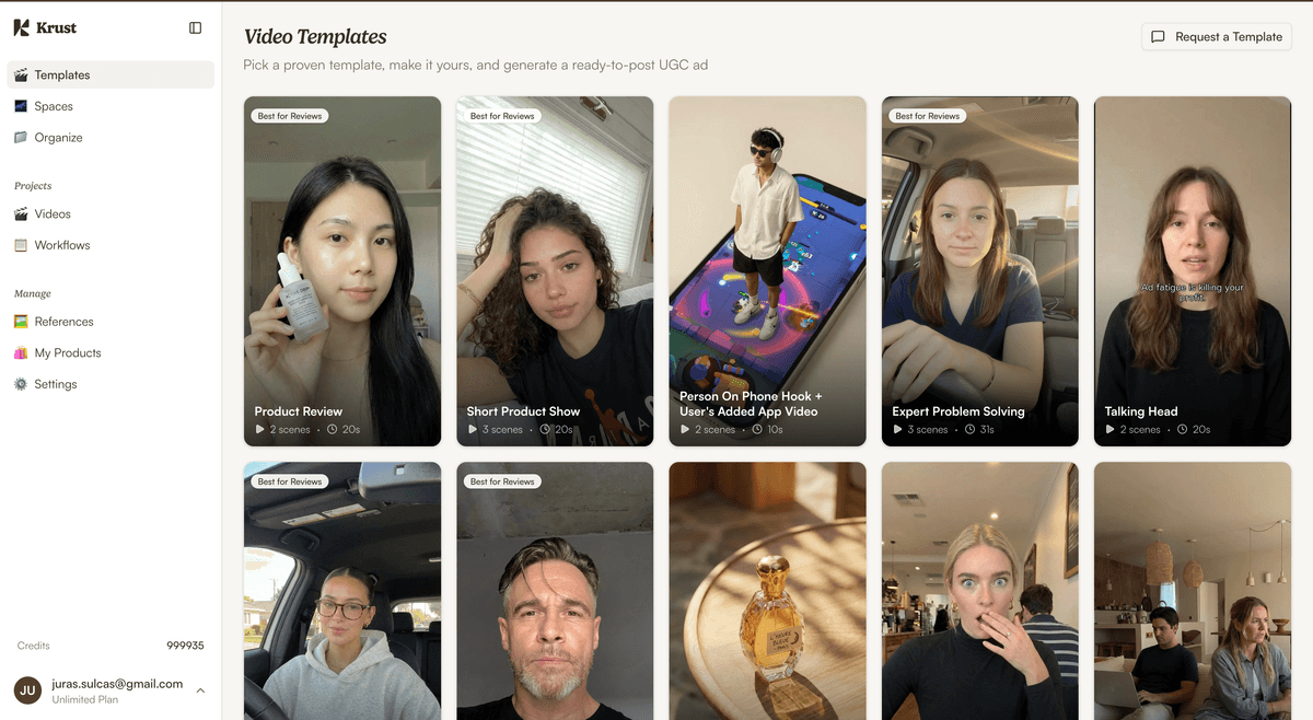 Krust Video Templates