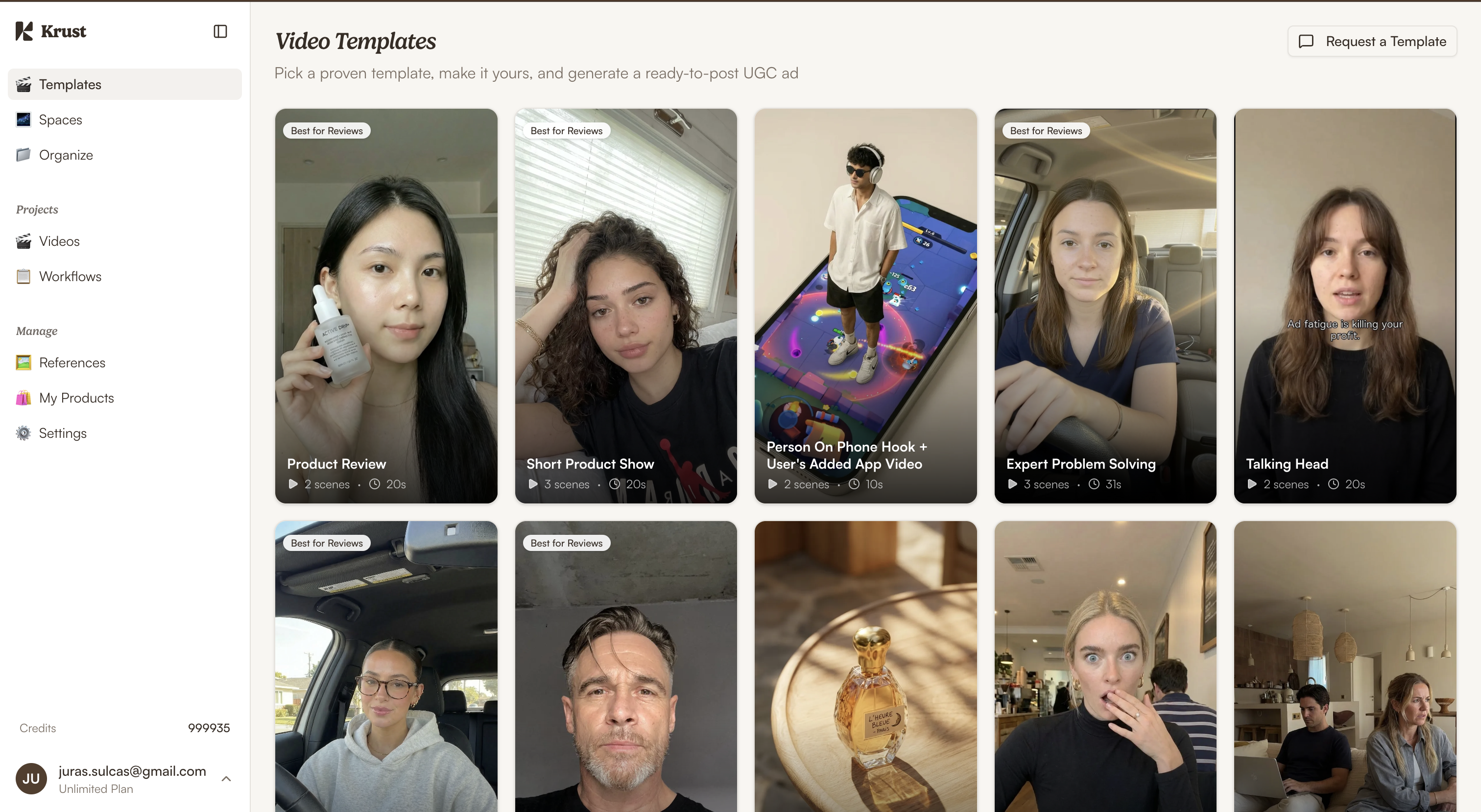 Krust Video Templates